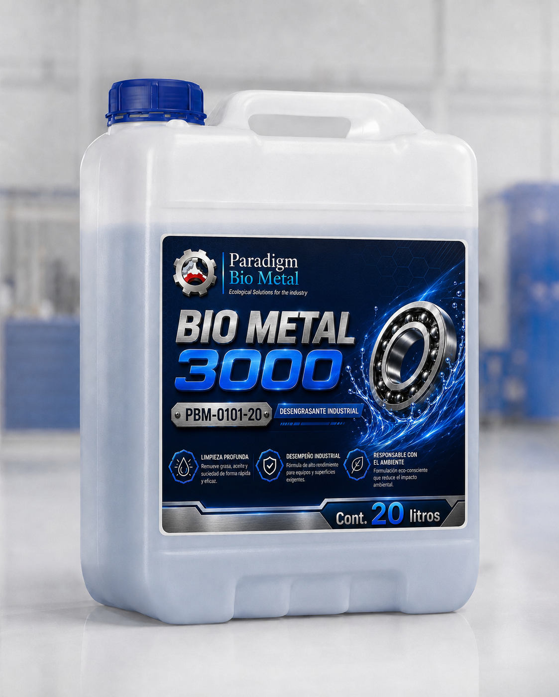 Bidón Bio Metal 3000 de 20 litros